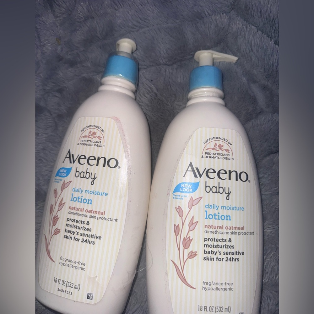 Aveeno Baby   Daily Moisture Lotion 18fl oz 2 of them